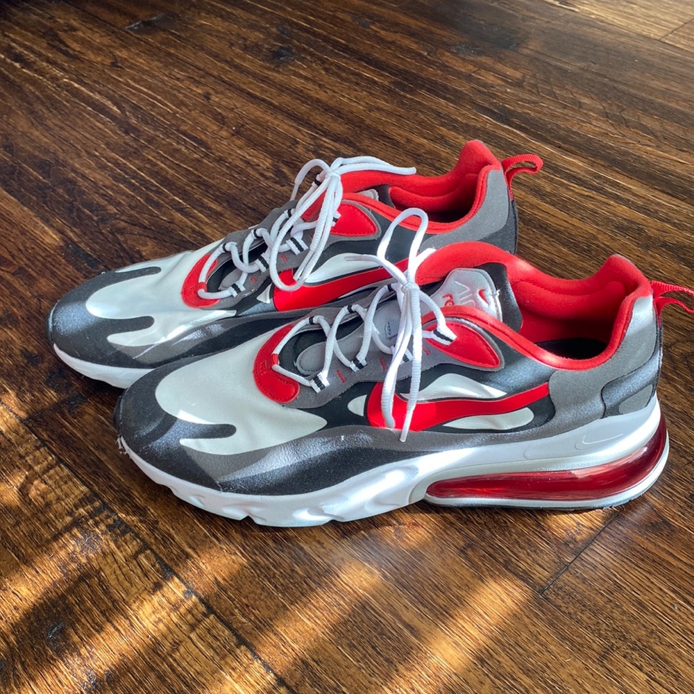 Nike Air 270 react Men's Shoes - Red, Gray, White